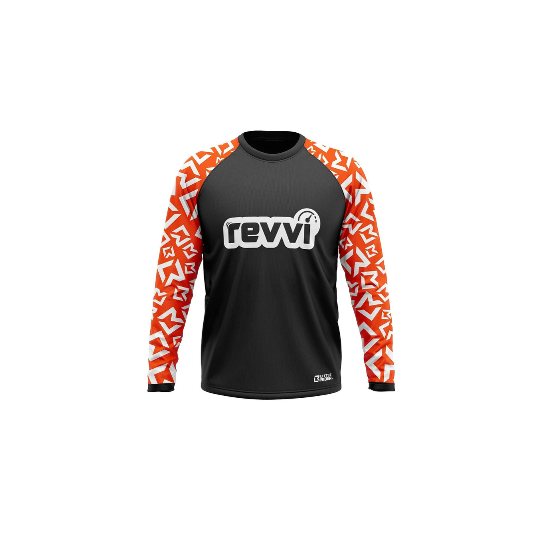 Revvi Kids Riding Jersey - Red