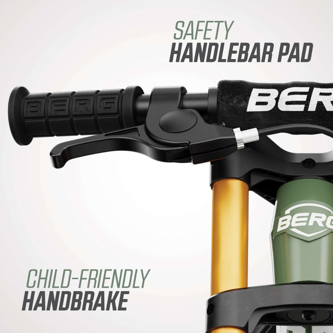 BERG Biky Cross balance bike with Handbrake - Green