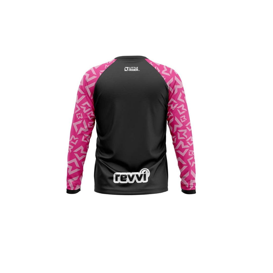 Revvi Kids Riding Jersey - Pink