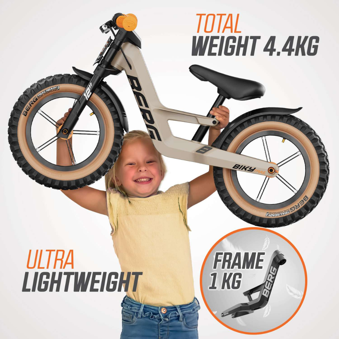 BERG Biky Trail balance bike with Handbrake - Sand