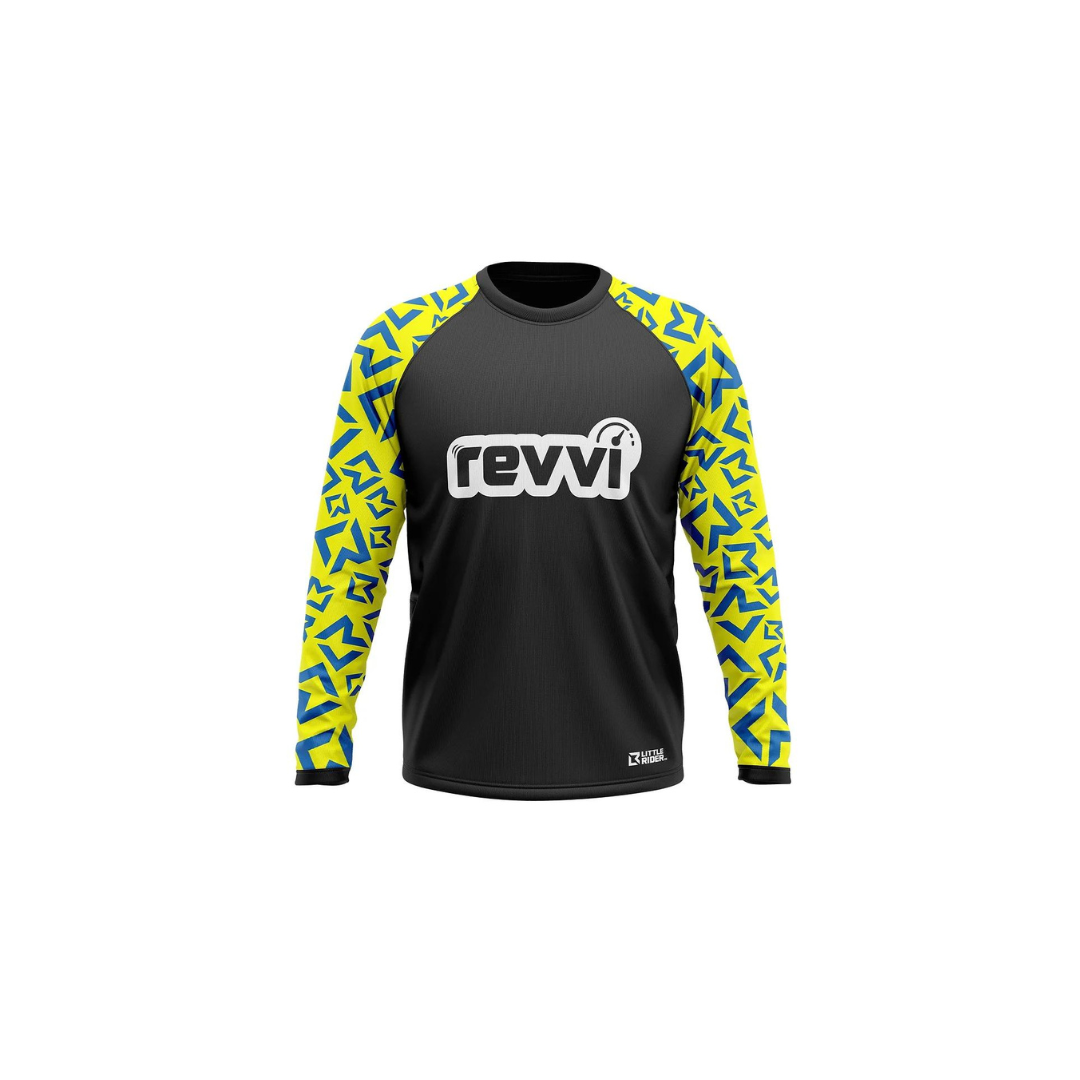 Revvi Kids Riding Jersey - Yellow