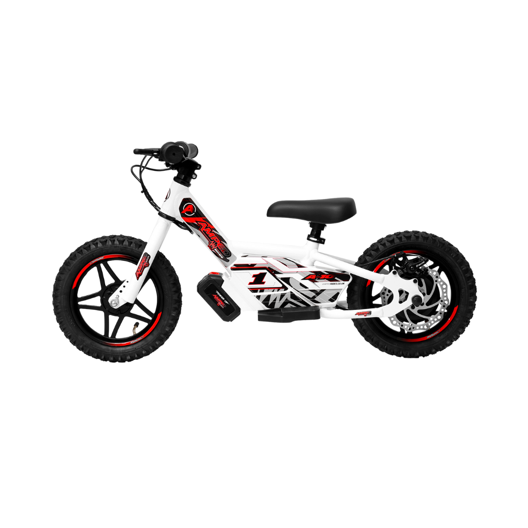 Electric balance Bike - Amped A10 In White at Future Riders
