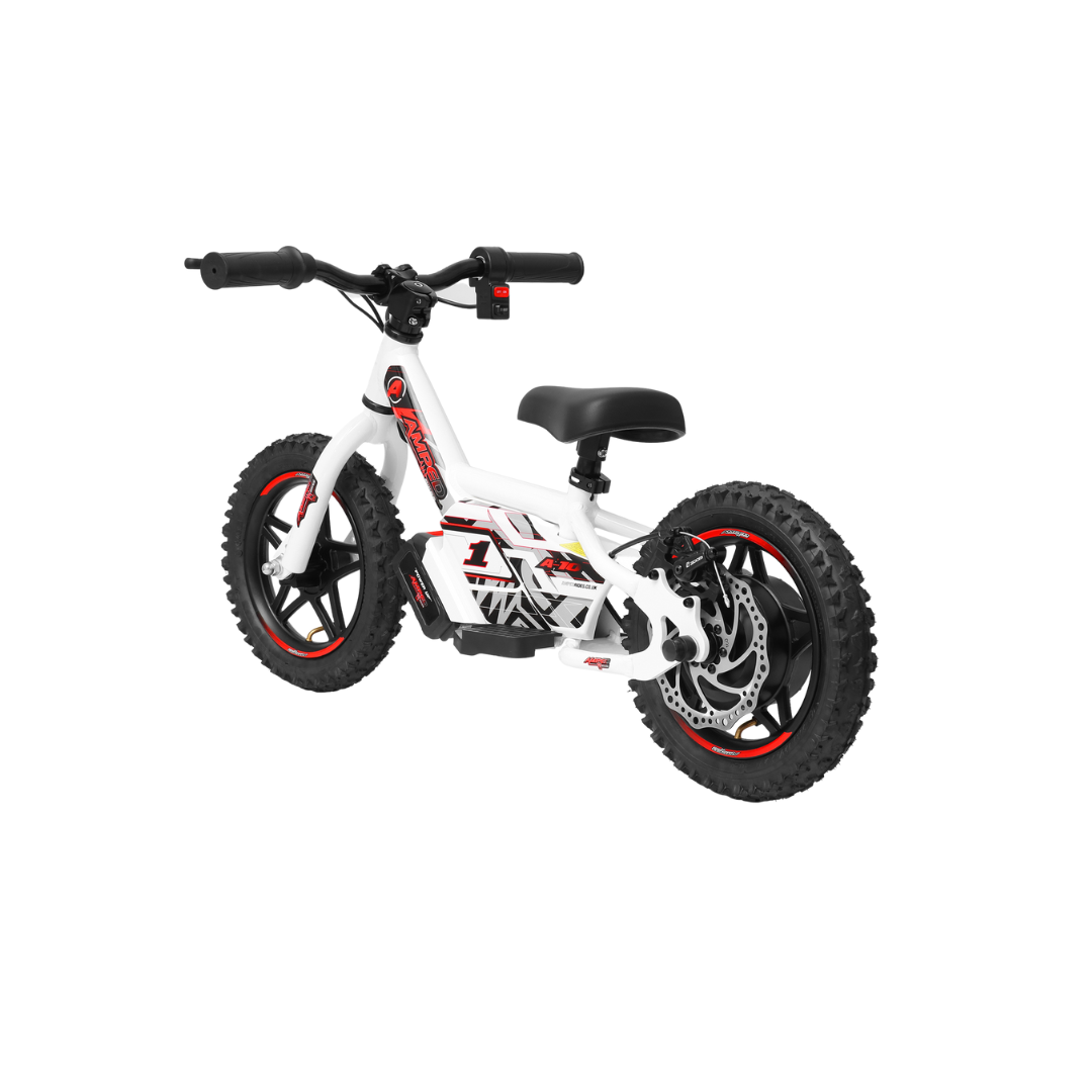 Electric balance Bike - Amped A10 In White at Future Riders