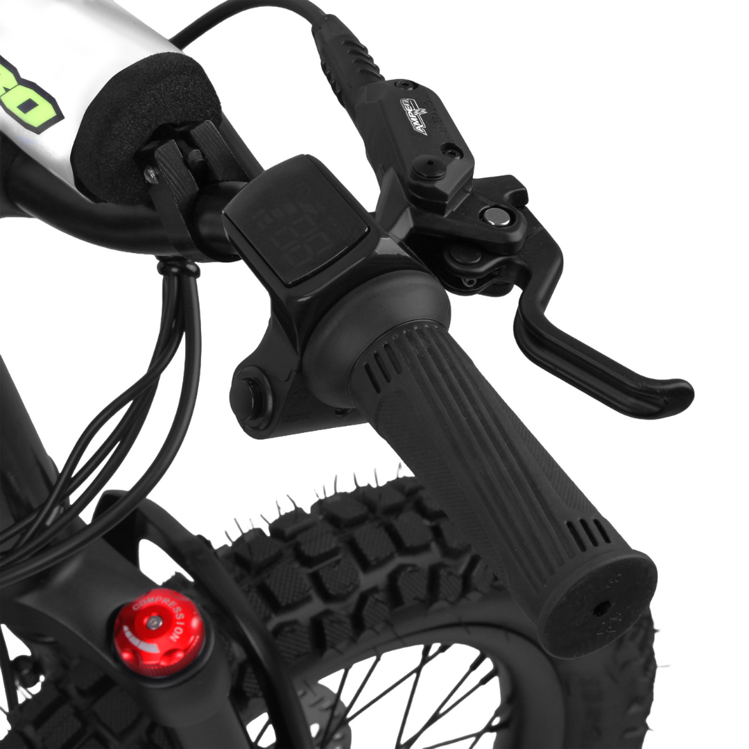Amped A16 Pro thottle including battery indicator and hydraulic brakes lever