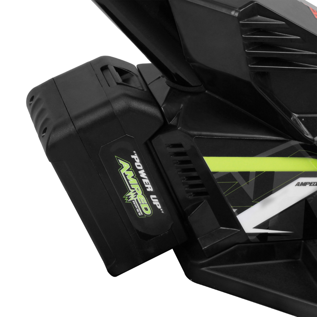 Amped A16 Pro battery on the bike