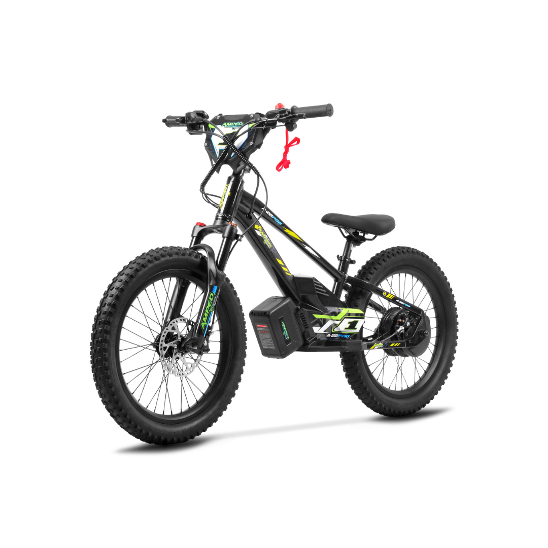 Amped A20 pro In black front left side view