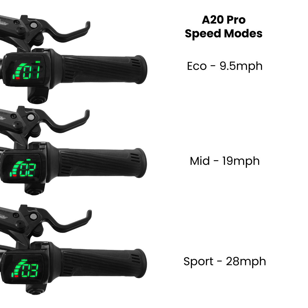 Amped A20 pro Speed settings