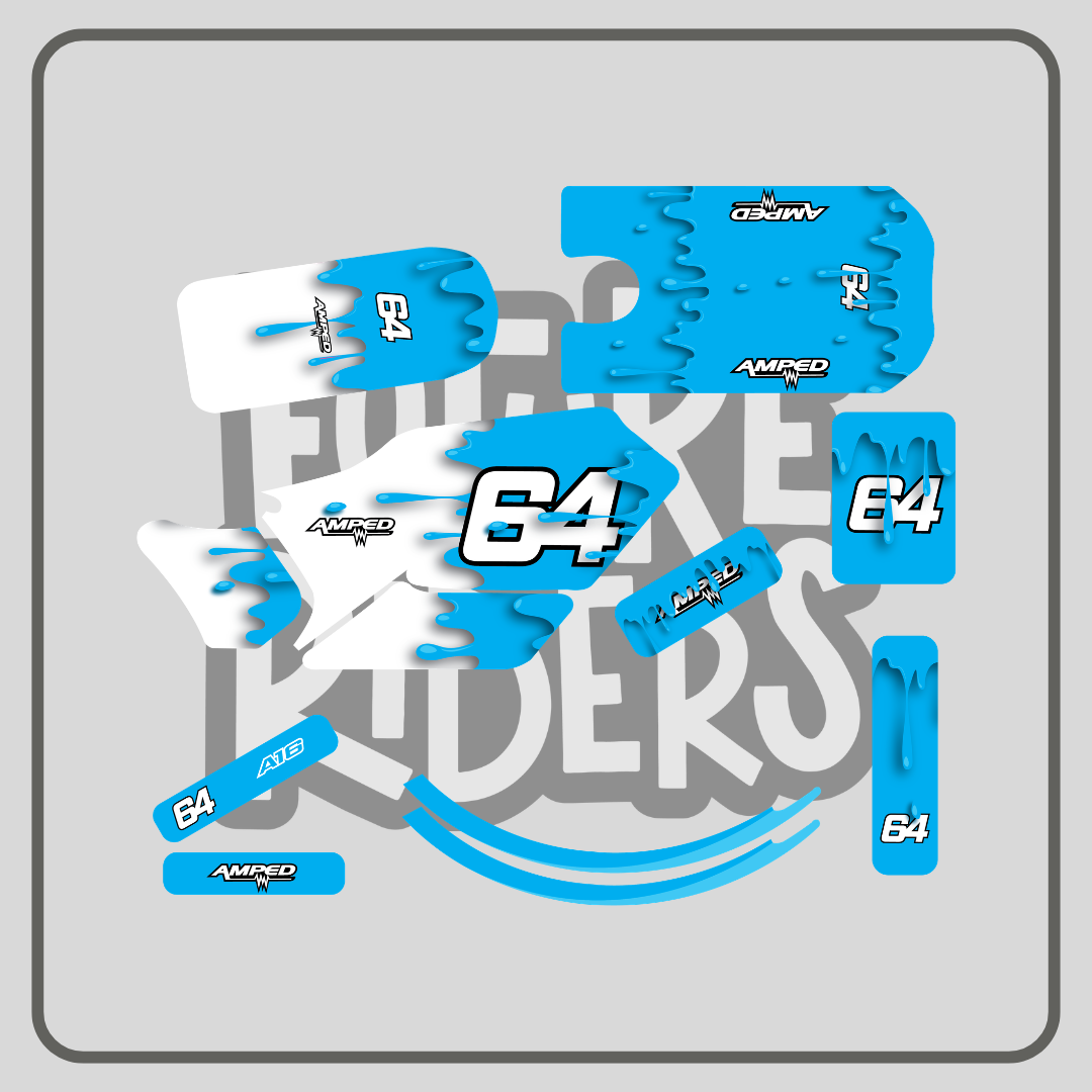 Amped A16 Sticker Kit - Slime Edition