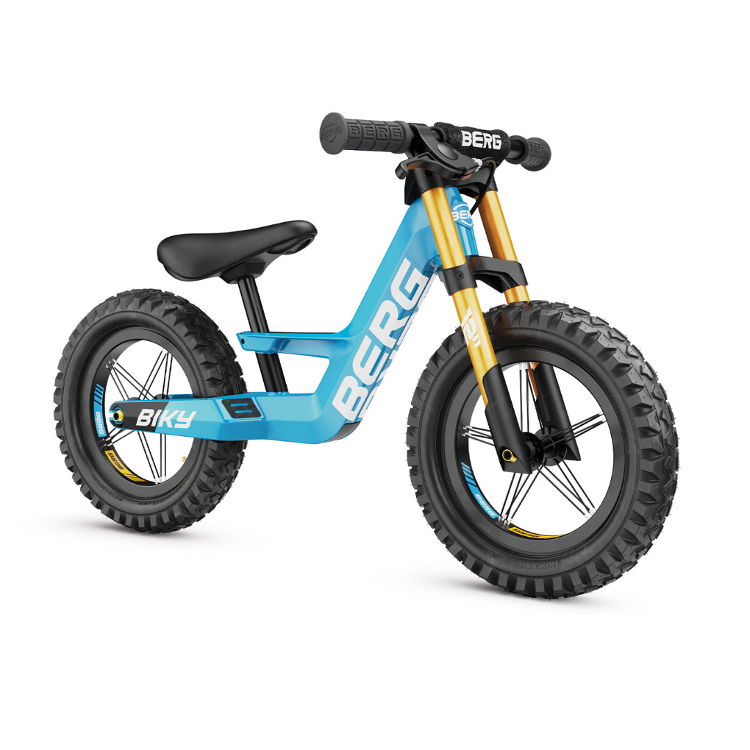 BERG Biky Cross balance bike with Handbrake - Blue