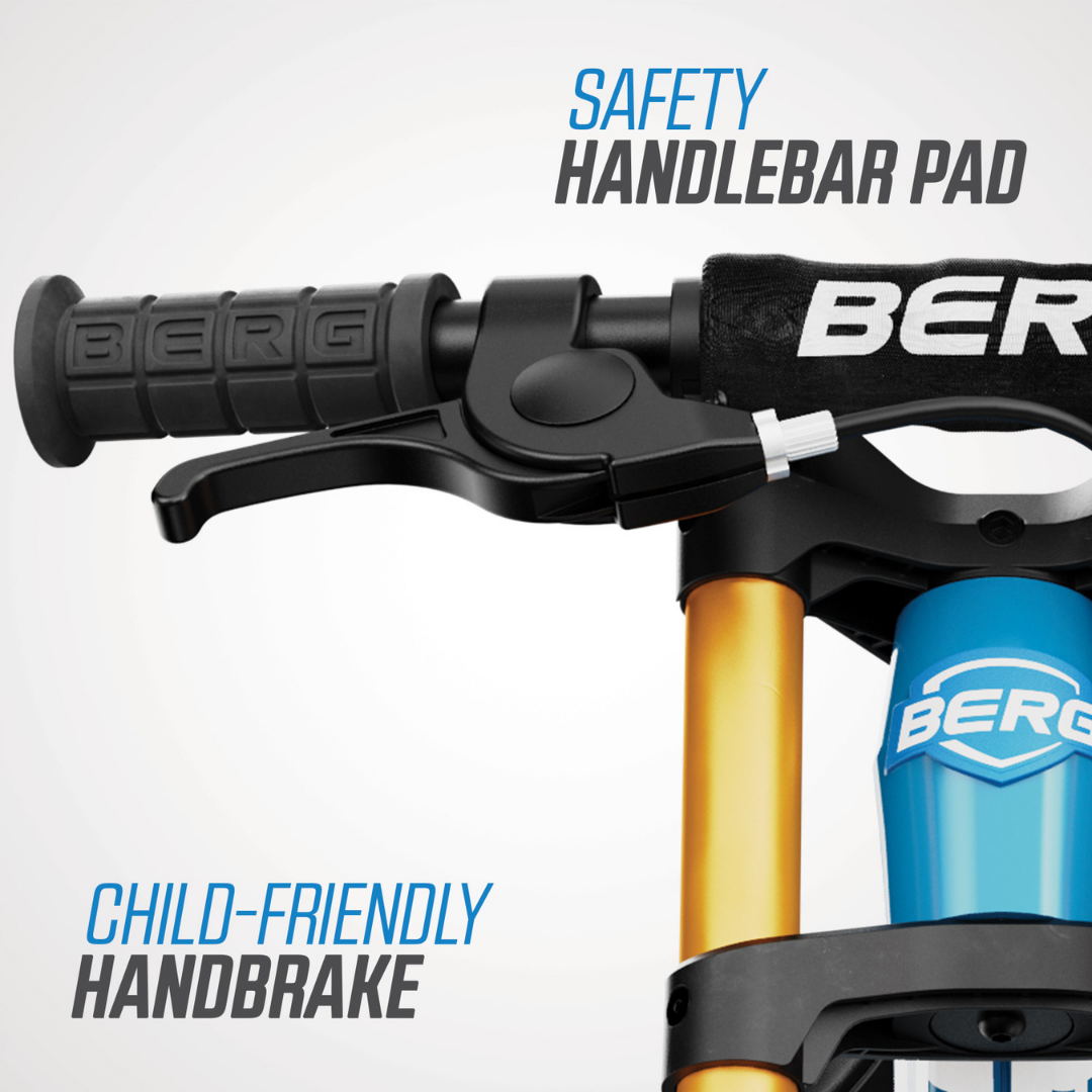 BERG Biky Cross balance bike with Handbrake - Blue