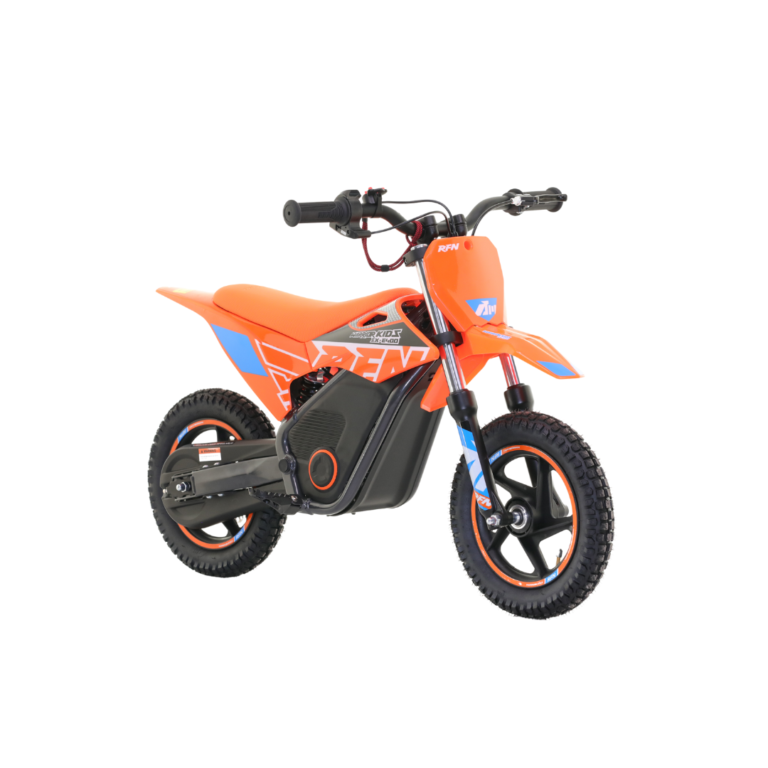 RFN Warrior SX E500 in Orange and Blue at Future riders