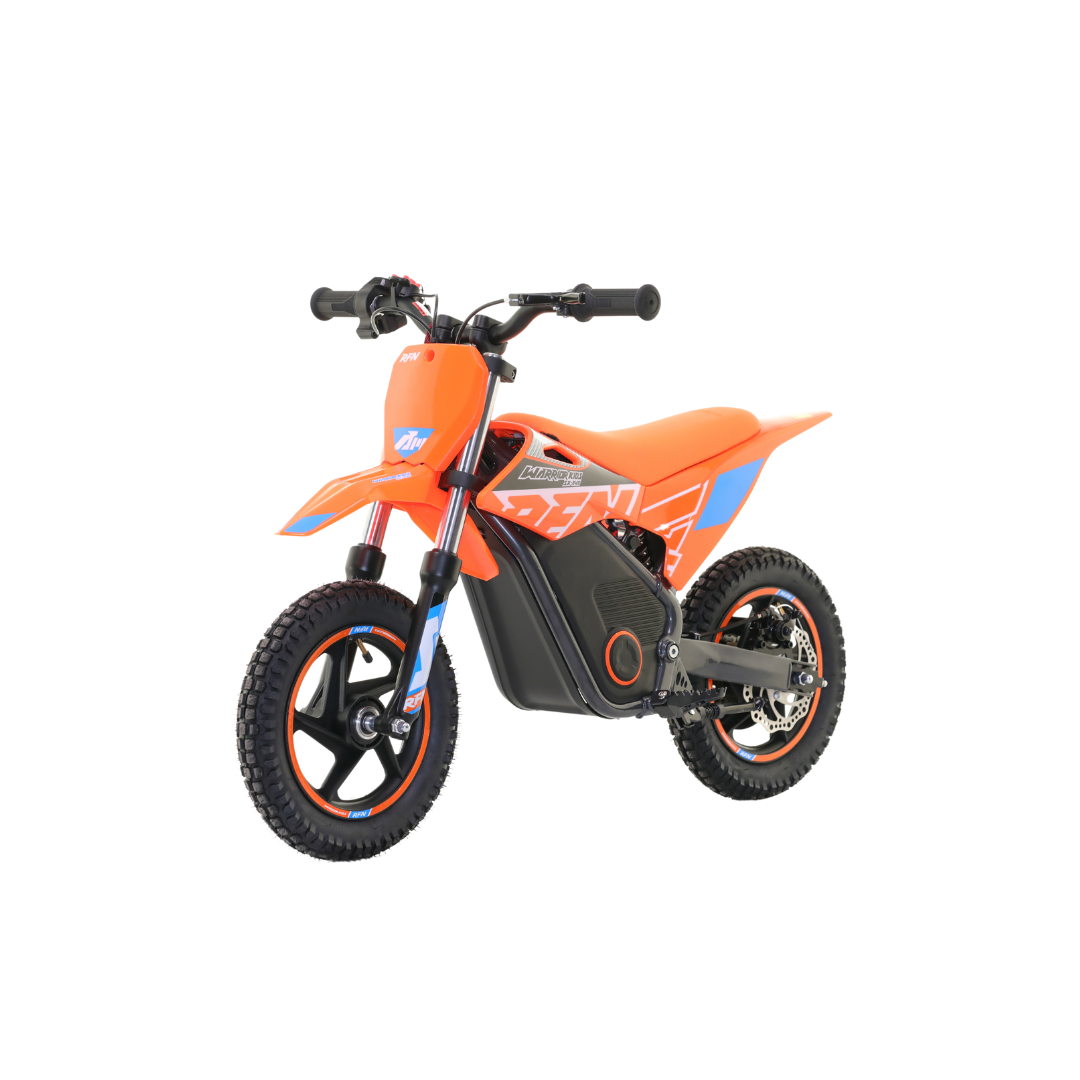RFN Warrior SX E500 in Orange and Blue at Future riders