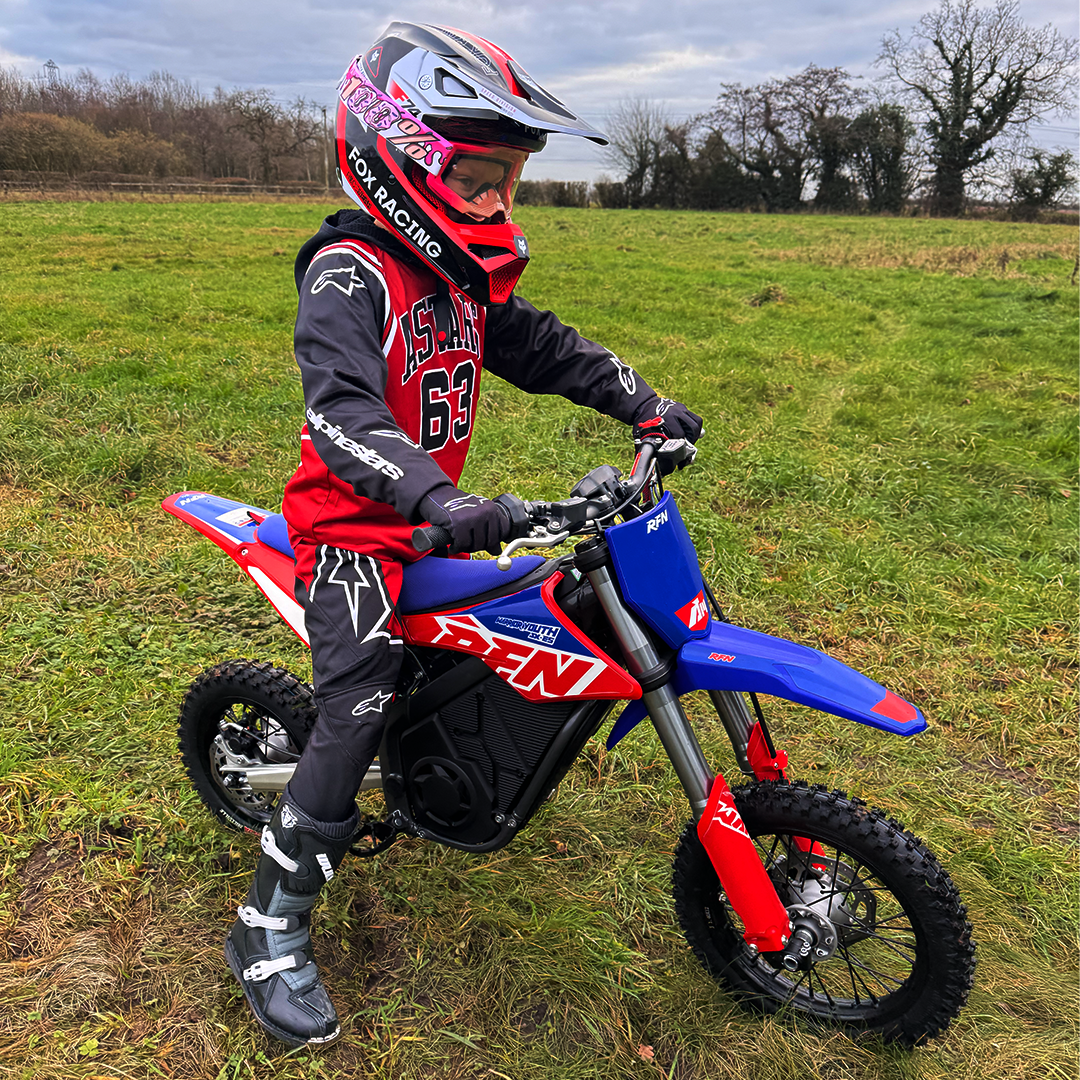 RFN Youth SX E5 Electric Motorcross Bike - Black Edition