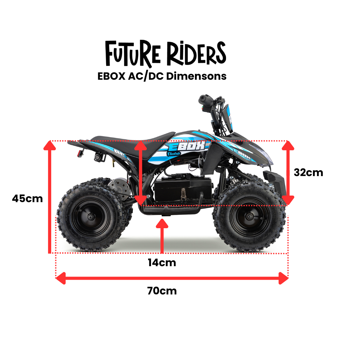 Stomp EBox AC/DC 800w Electric Quad - Red