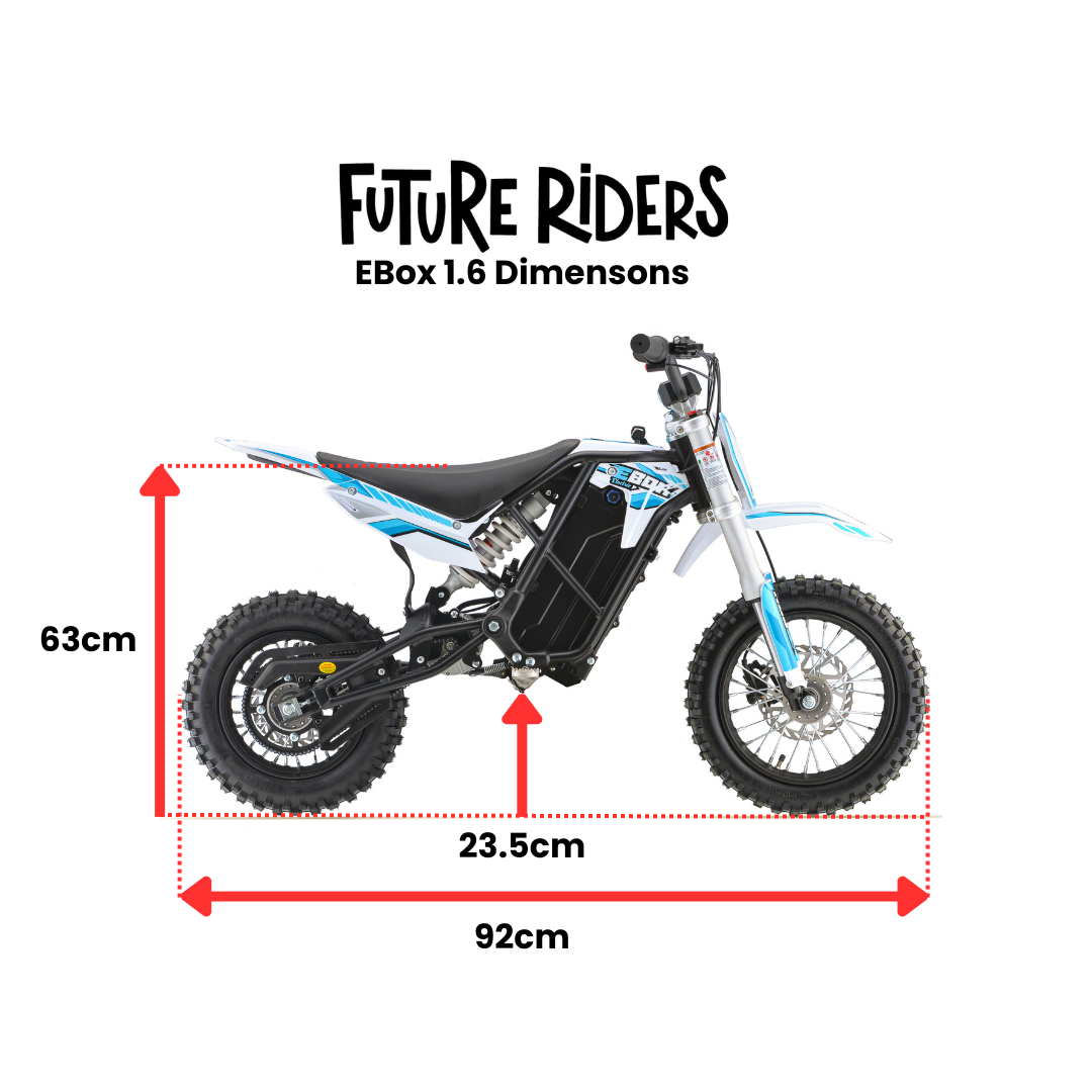 Stomp EBox 1.6 Electric Bike - Black and Blue