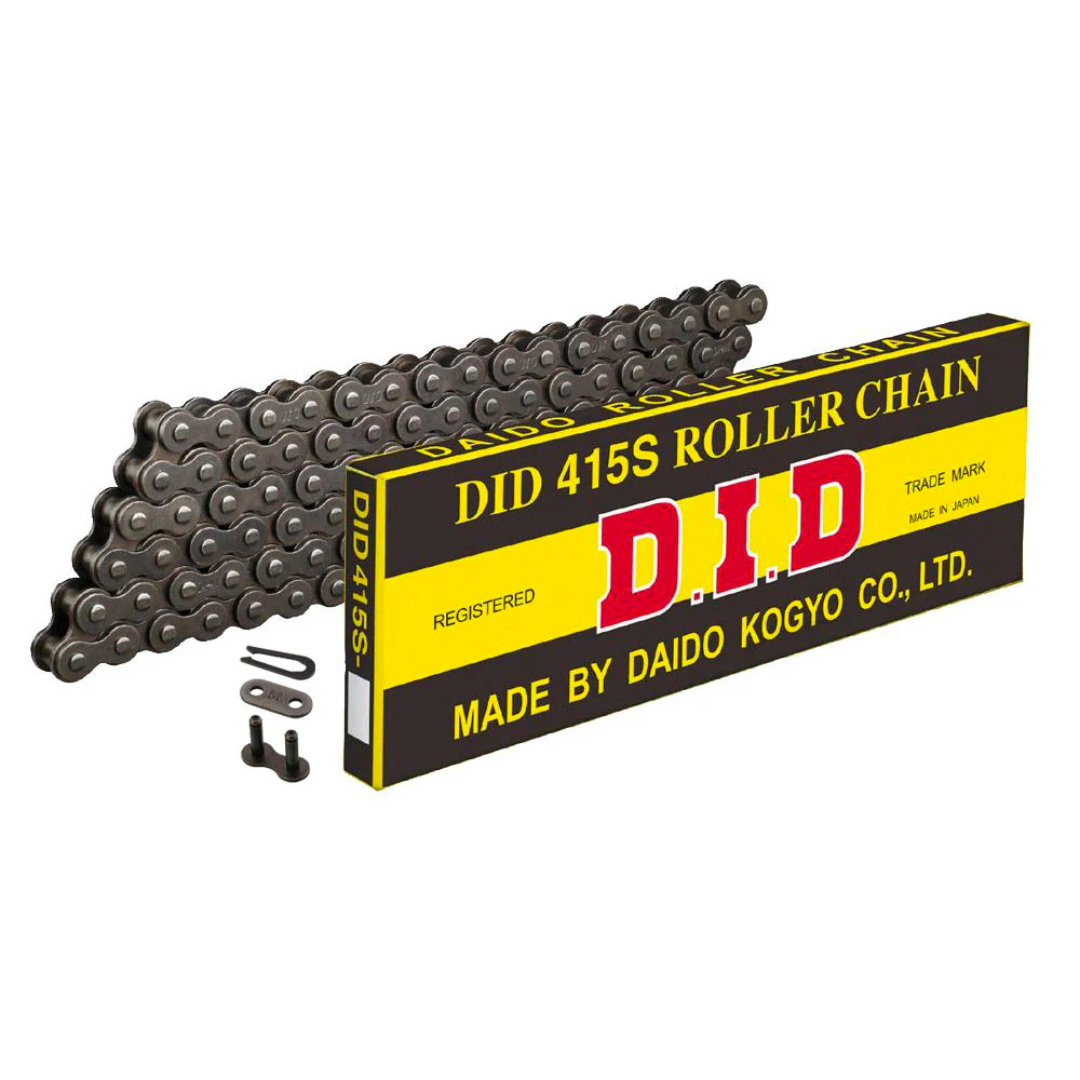 D.I.D Steel Heavy Duty Motorcycle Drive Chain 415S 98