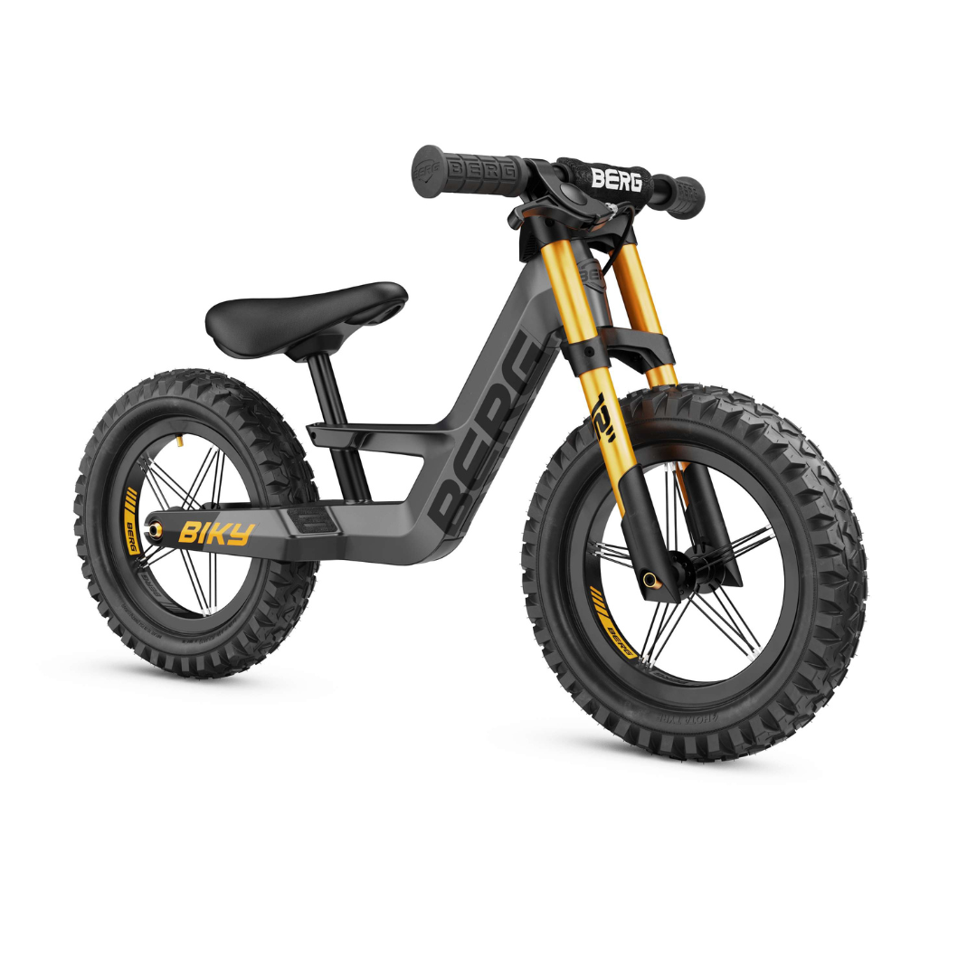 BERG Biky Cross balance bike with Handbrake - Grey