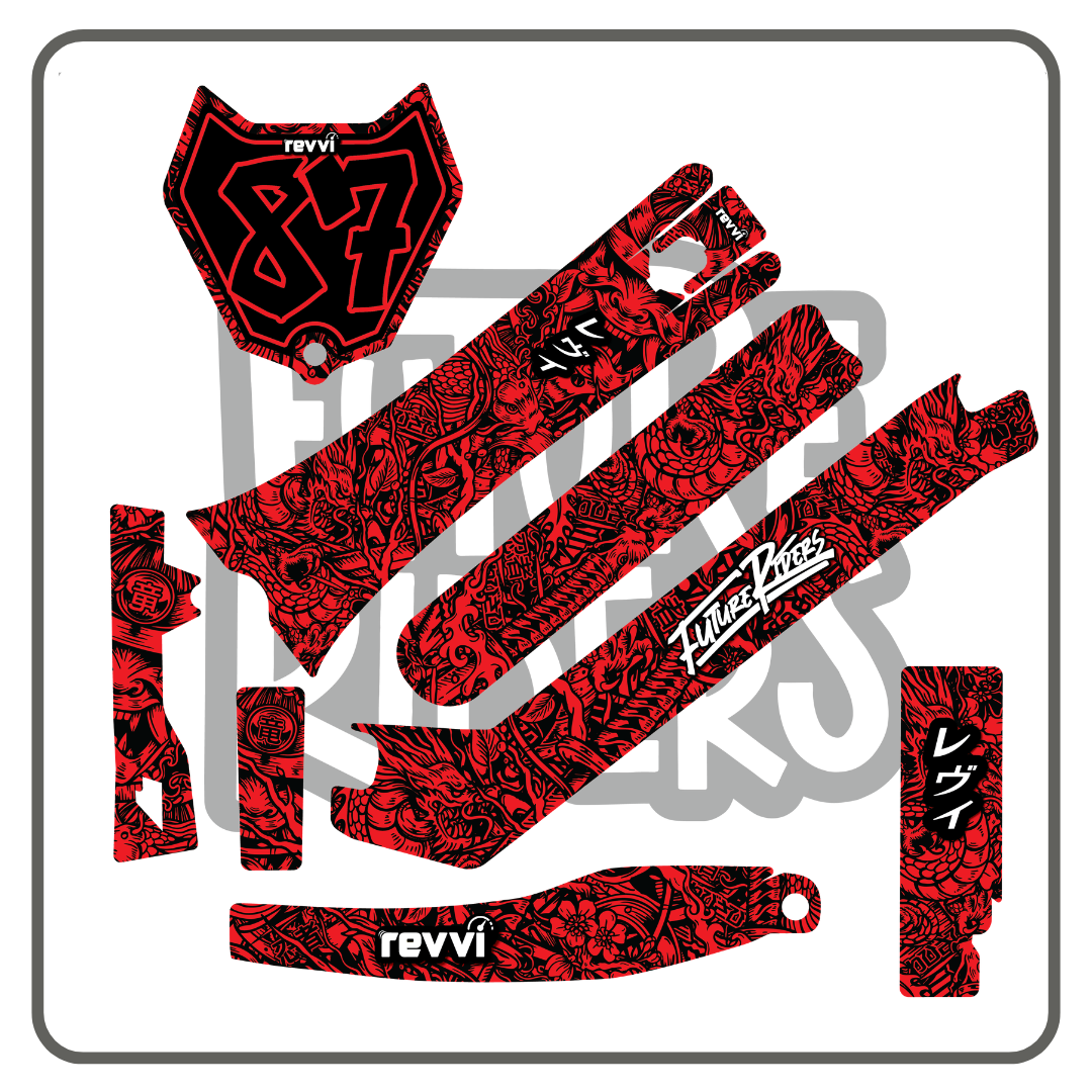 Revvi 18 Inch Sticker Kit - JDM Edition