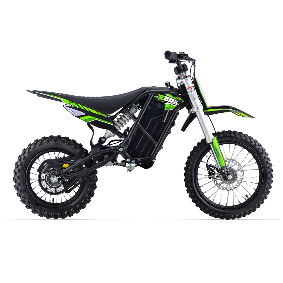Stomp EBox 2.0 Electric Bike - Black and Green