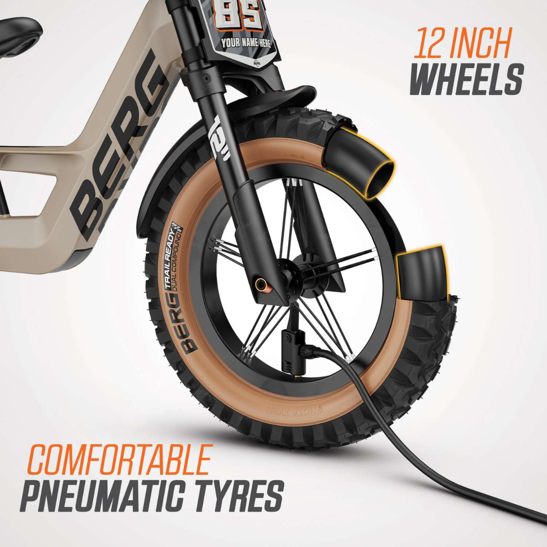 BERG Biky Trail balance bike with Handbrake - Sand