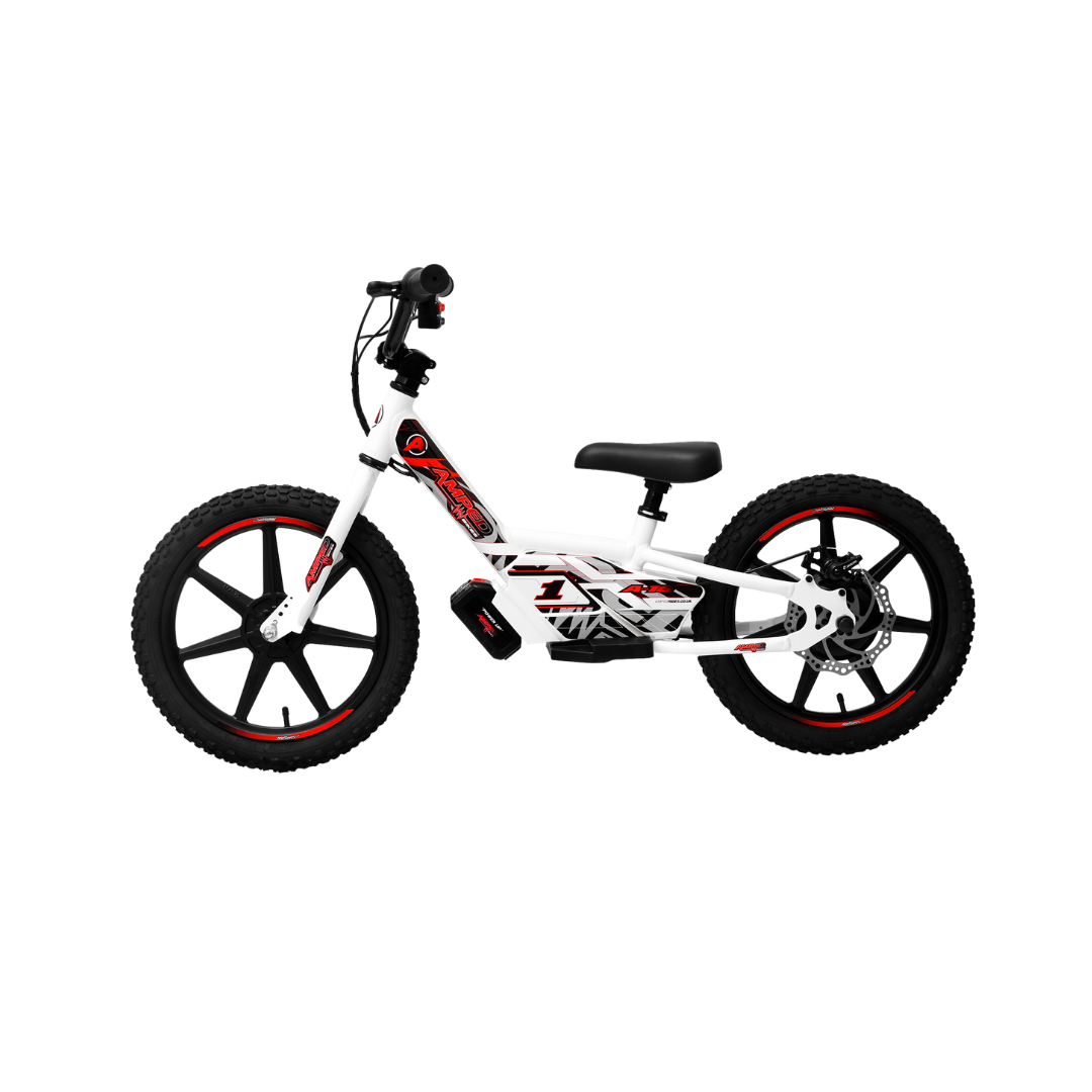 Amped A16 Electric Balance Bike White Future Riders