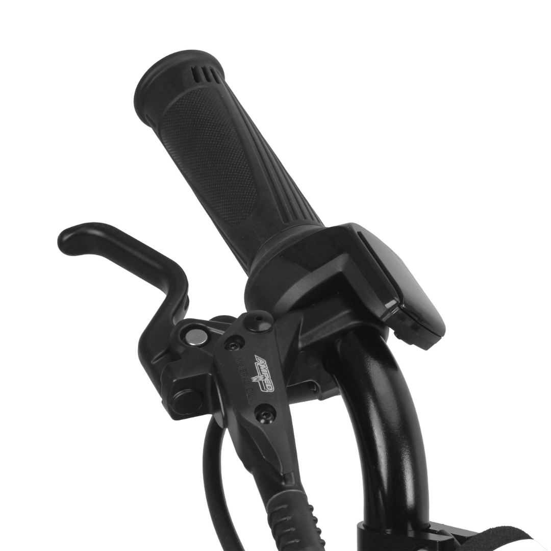Amped A20 pro In black throttle and brake lever