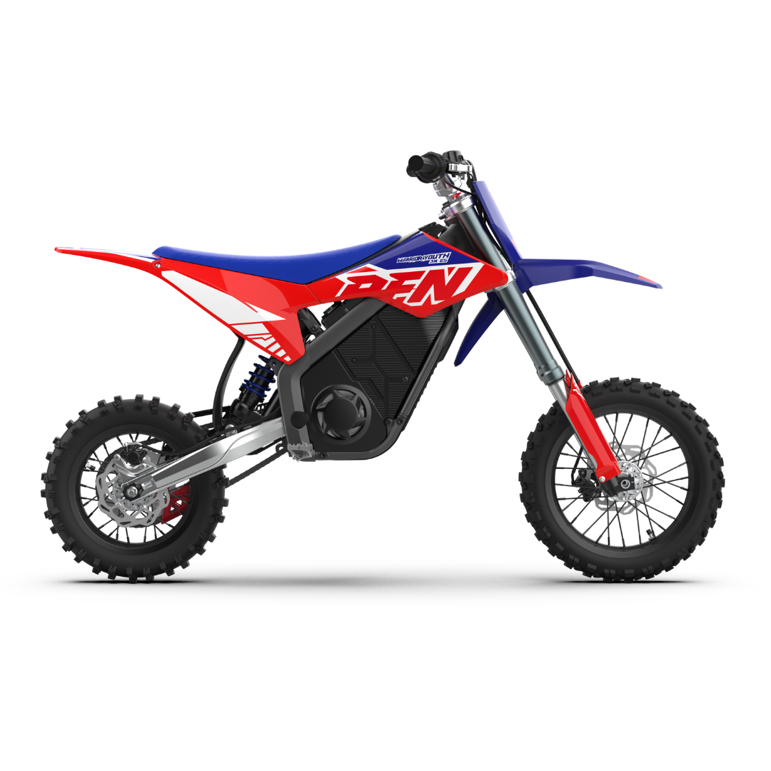 RFN Youth SX-e5000 Red/Blue side view