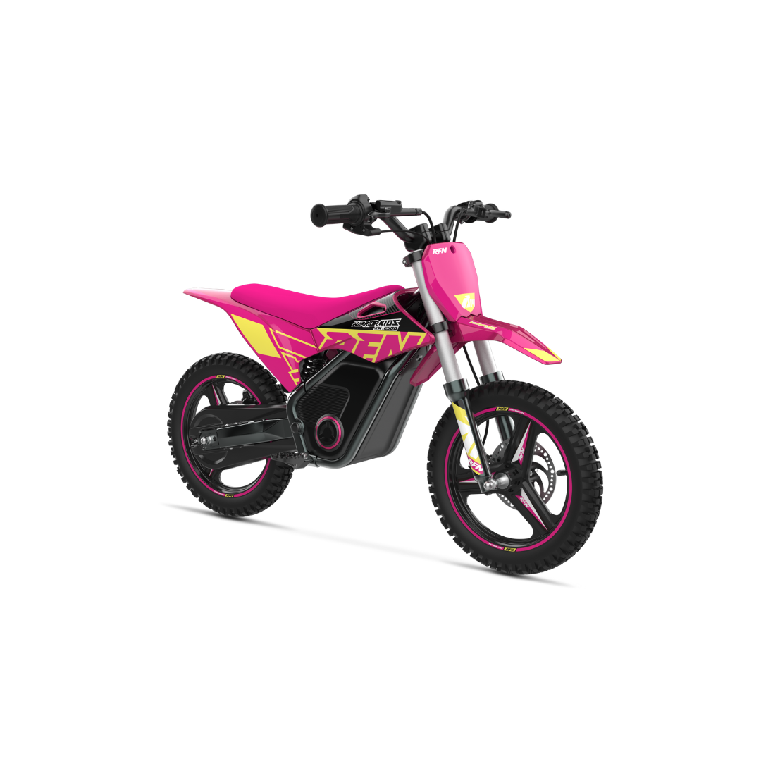 RFN Warrior SX-E400 Electric Bike - Pink/Yellow