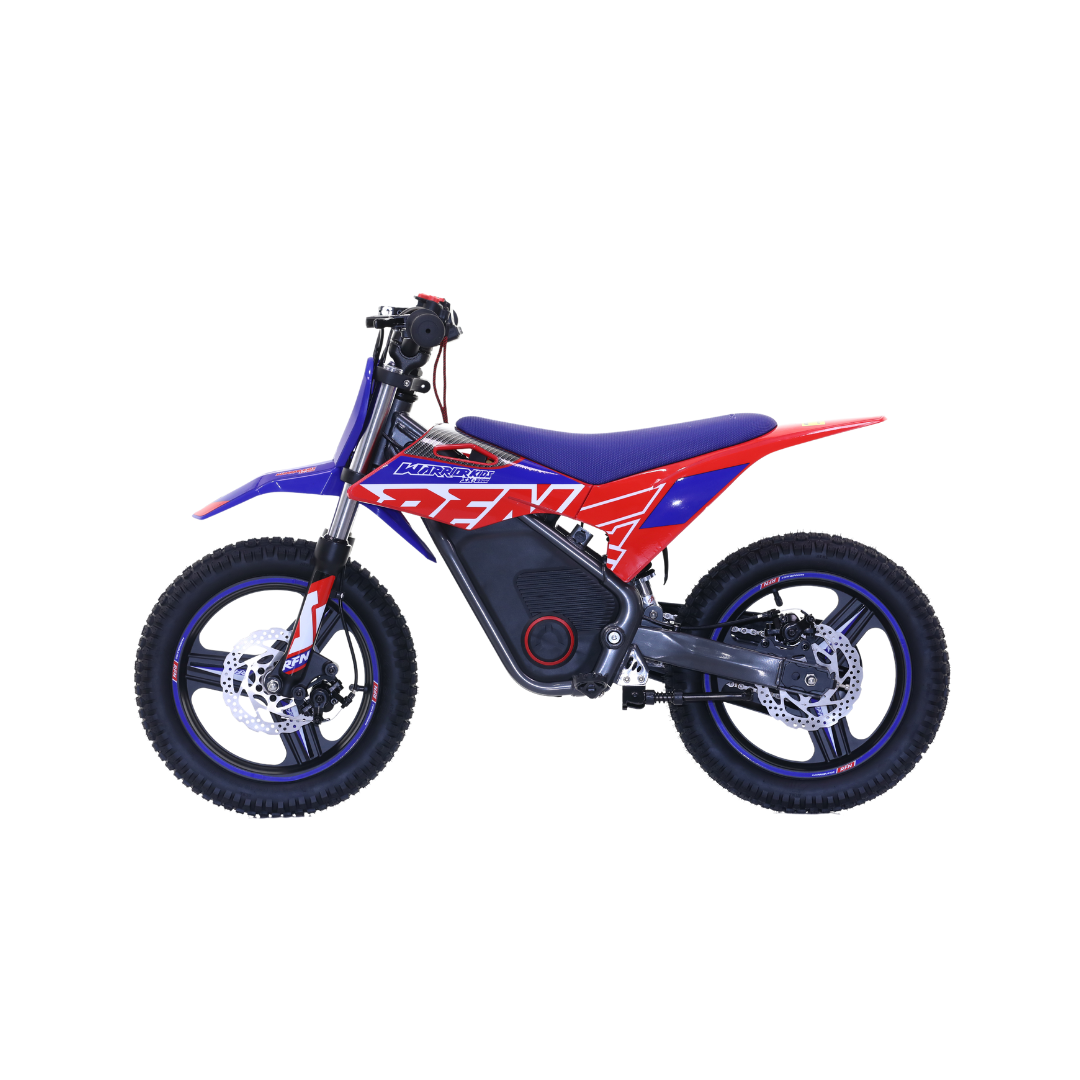 RFN Warrior SX E500 in Blue and Red at Future riders