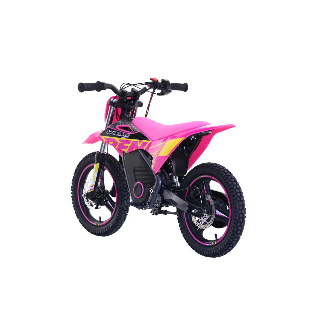 RFN Warrior SX E500 in Pink and yellow at Future riders