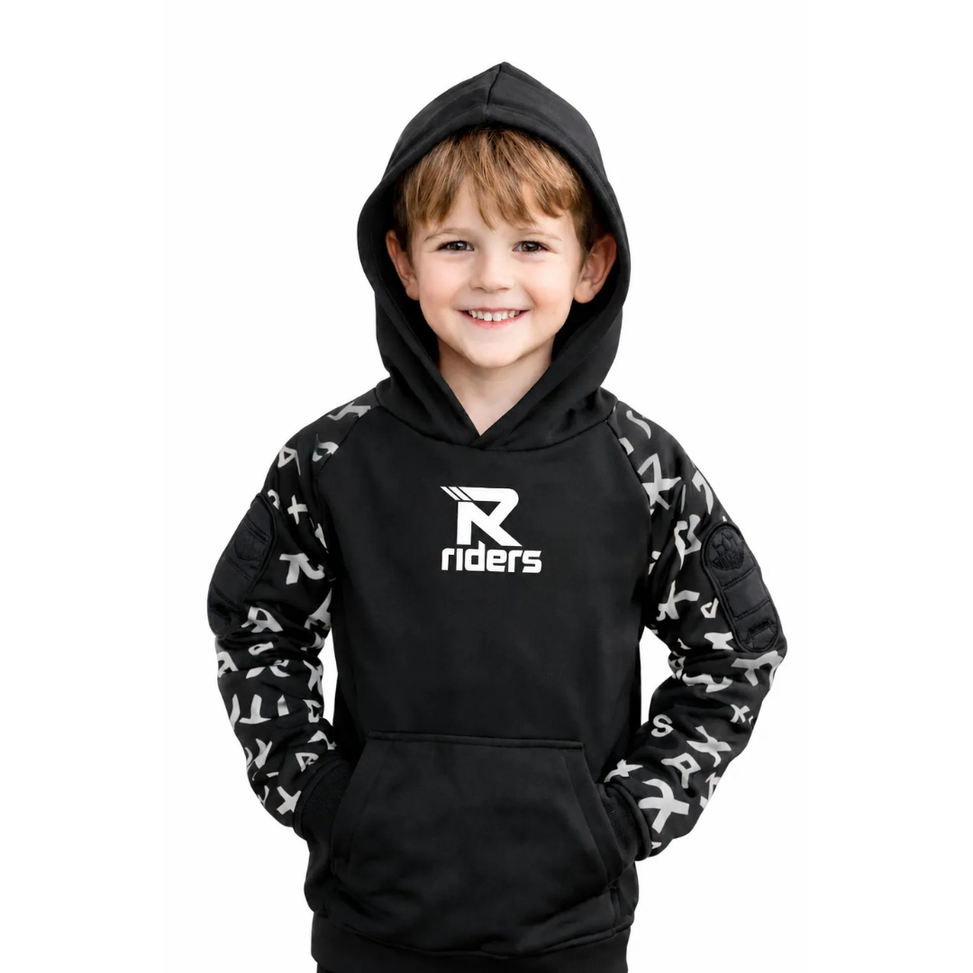 R Riders Kids MTB Padded Hoodie