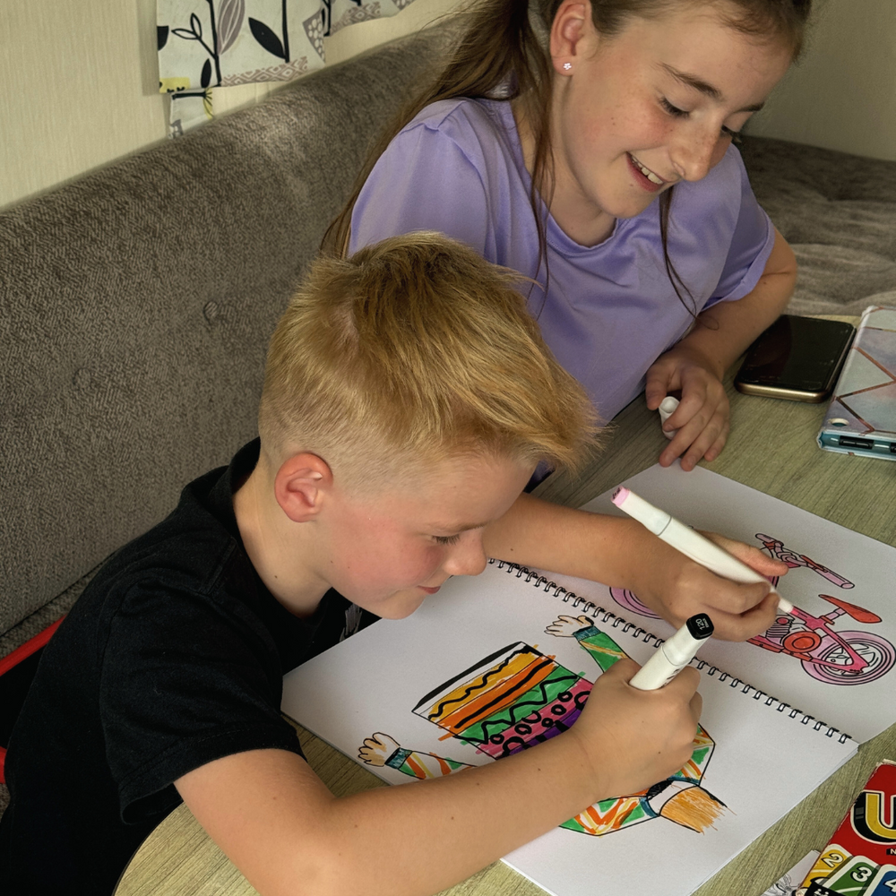 Future Riders Colouring Book | A4 With 15 Pages