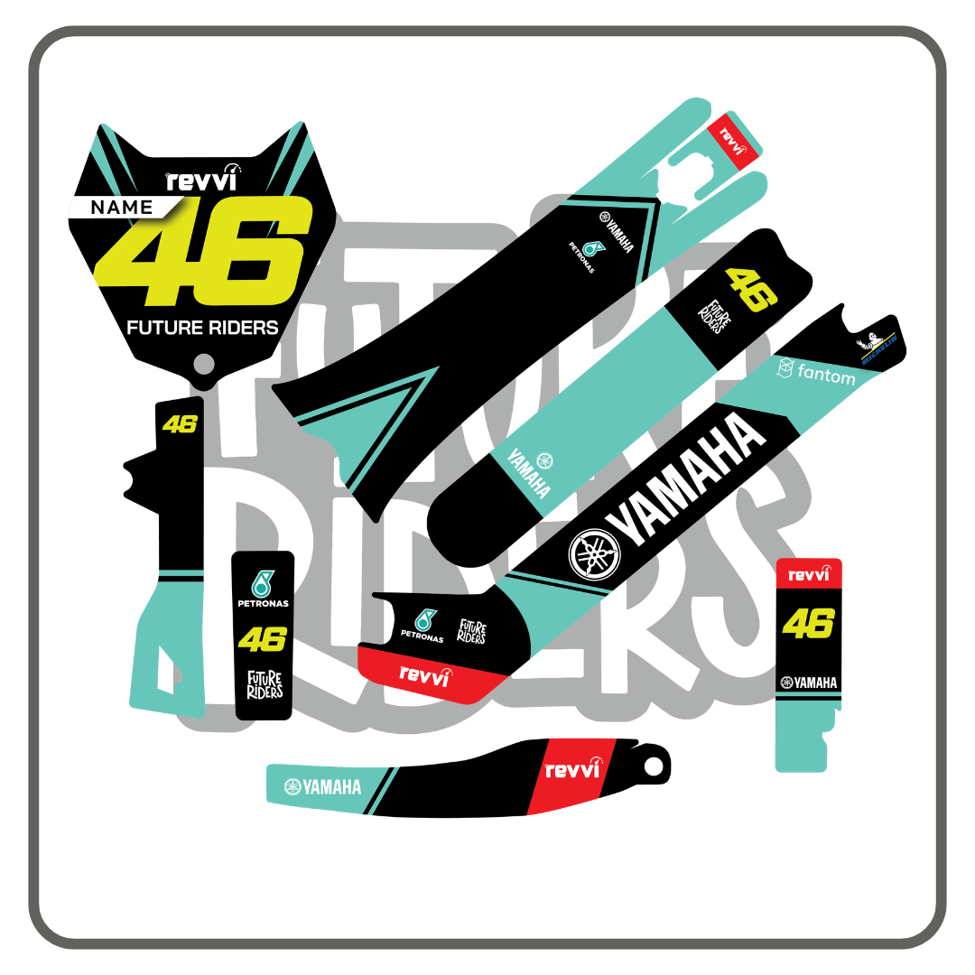 Revvi 18 Inch Sticker Kit - Rossi Replica
